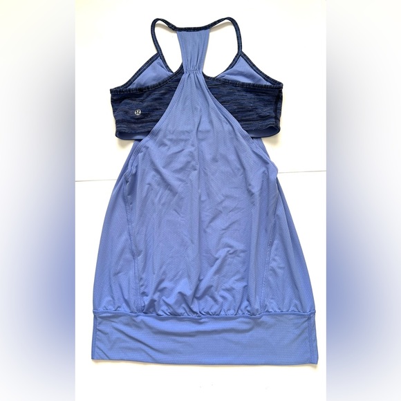 Lululemon Blue Racer Back No limit Tank Size 8 - Picture 2 of 7